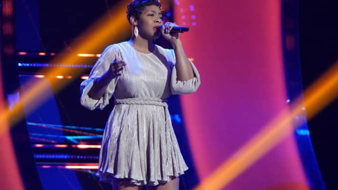 THE VOICE -- "Blind Auditions" Episode 2005 -- Pictured: Zania Alake -- (Photo by: Tyler Golden/NBC)