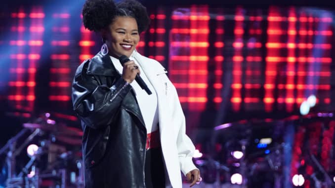 THE VOICE -- "Blind Auditions" Episode 2006 -- Pictured: Denisha Dalton -- (Photo by: Tyler Golden/NBC)