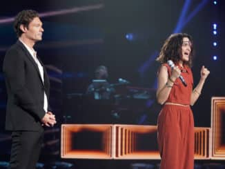 AMERICAN IDOL – “410 (All Star Duets and Solos)” – Following last week’s Showstopper round, “American Idol” continues with the All Star Duet and Solo round, SUNDAY, APRIL 4 (8:00-10:00 p.m. EDT), on ABC. (ABC/Eric McCandless) ANDREA VALLES