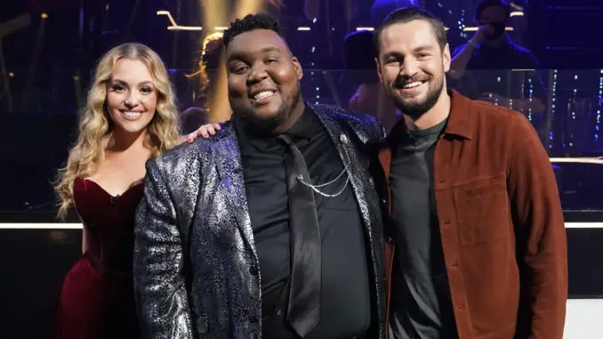 AMERICAN IDOL - "418 (My Personal Idol/Artist Singles)" - "American Idol" gets closer to crowning its winner as the top four become the top three who will head to the finale on a live coast-to-coast episode airing SUNDAY, MAY 16 (8:00-10:00 p.m. EDT), on ABC. (ABC/Eric McCandless) GRACE KINSTLER, WILLIE SPENCE, CHAYCE BECKHAM