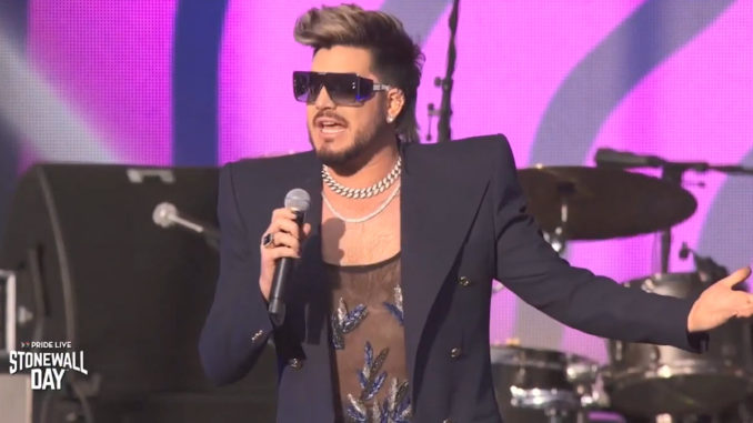 Adam Lambert Stonewall day