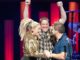 Lauren Alaina, brother and father celebrate troops at the Grand Ole Opry