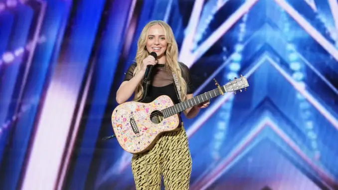 AMERICA'S GOT TALENT -- Episode 1606 -- Pictured: Madilyn Bailey -- (Photo by: Tyler Golden/NBC)