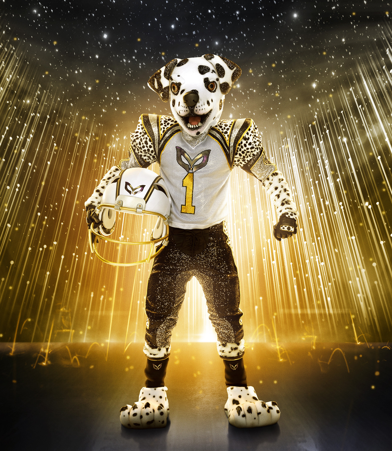 THE MASKED SINGER: Dalmatian. CR: Michael Becker / FOX. ©2021 FOX Media LLC