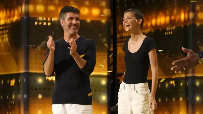 AMERICA'S GOT TALENT -- Episode 1602 -- Pictured: (l-r) Simon Cowell, Nightbirde -- (Photo by: Trae Patton/NBC)