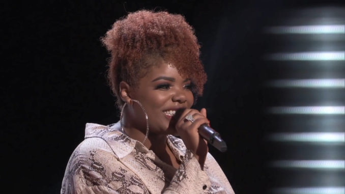 Gymani The Voice Blind Audition