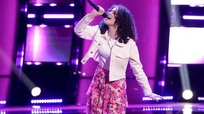THE VOICE -- "Blind Auditions" -- Pictured: Hailey Mia -- (Photo by: Tyler Golden/NBC)