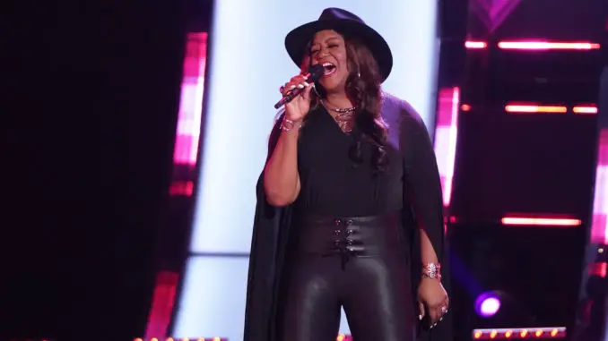 THE VOICE -- “Blind Auditions” Episode 2101 -- Pictured: Wendy Moten -- (Photo by: Tyler Golden/NBC)