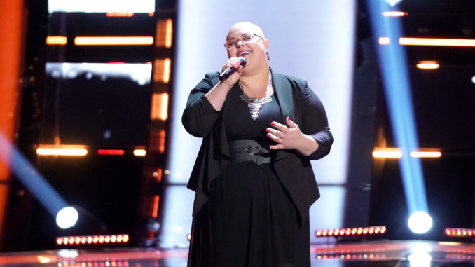 THE VOICE -- "Blind Auditions" -- Pictured: Holly Forbes -- (Photo by: Tyler Golden/NBC)