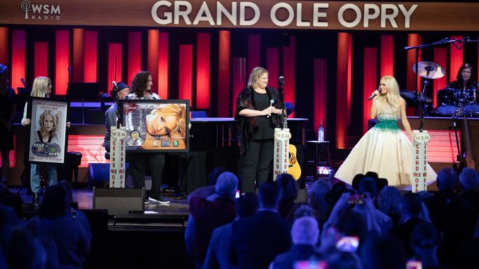 Carrie Underwood Grand Ole Opry Certification Plaques