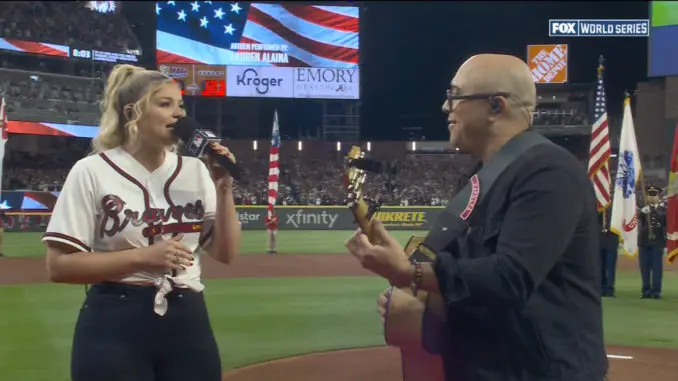 Lauren Alaina National Anthem 2021 World Series Game 5