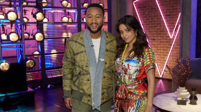 THE VOICE -- "Battle Reality" -- Pictured: (l-r) John Legend, Camilla Cabello -- (Photo by: Trae Patton/NBC)