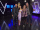THE VOICE -- “Battle Rounds” Episode 2110 -- Pictured: (l-r) John Legend, Ariana Grande, Kelly Clarkson, Blake Shelton -- (Photo by: Trae Patton/NBC)