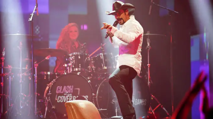 CLASH OF THE COVER BANDS -- Pictured: Adam Tucker covering the music of Tim McGraw -- (Photo by: Casey Durkin/E! Entertainment)