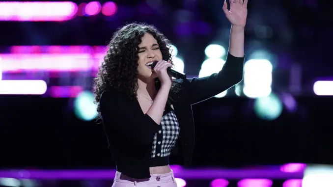 THE VOICE -- “Knockout Rounds” Episode 2112 -- Pictured: Hailey Mia -- (Photo by: Elizabeth Morris/NBC)