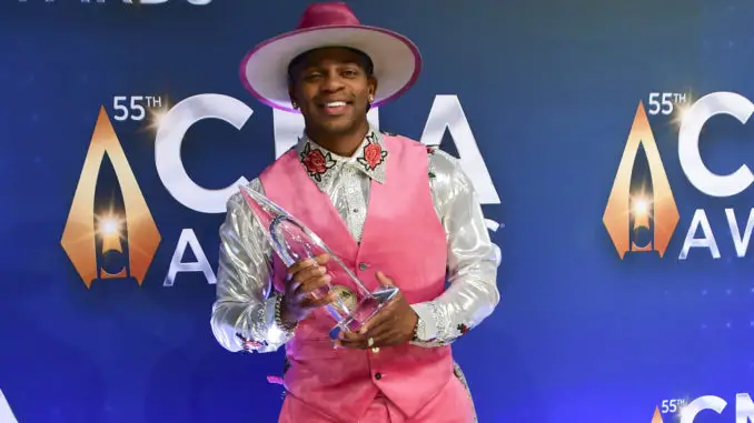 THE 55TH ANNUAL CMA AWARDS - Hosted by Country Music superstar and "American Idol" judge Luke Bryan, "The 55th Annual CMA Awards" will broadcast LIVE from Bridgestone Arena in Nashville Wednesday, Nov. 10 (8:00-11:00 p.m. EST), on ABC. (ABC) JIMMIE ALLEN