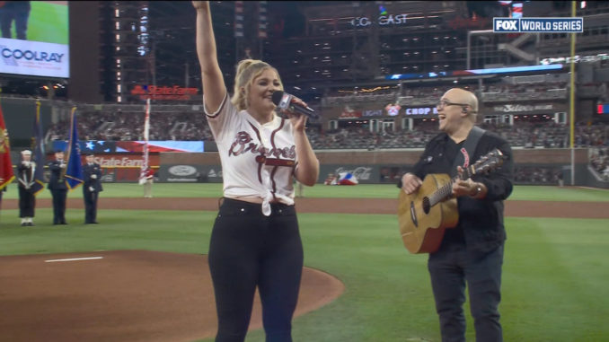 Lauren Alaina World Series National Anthem 2021