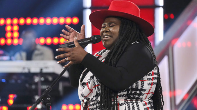 THE VOICE -- "Knockout Reality" Episode 2113 -- Pictured: Jershika Maple -- (Photo by: Trae Patton/NBC)