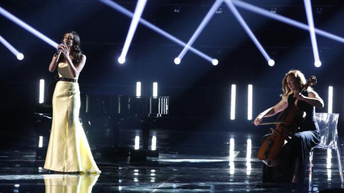 THE VOICE -- "Live Top 11 Performances" Episode 2116A -- Pictured: Hailey Mia -- (Photo by: Trae Patton/NBC)