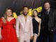 THE VOICE -- "Live Finale Performances" Episode 2119A -- Pictured: (l-r) Kelly Clarkson, John Legend, Ariana Grande, Blake Shelton -- (Photo by: Trae Patton/NBC)