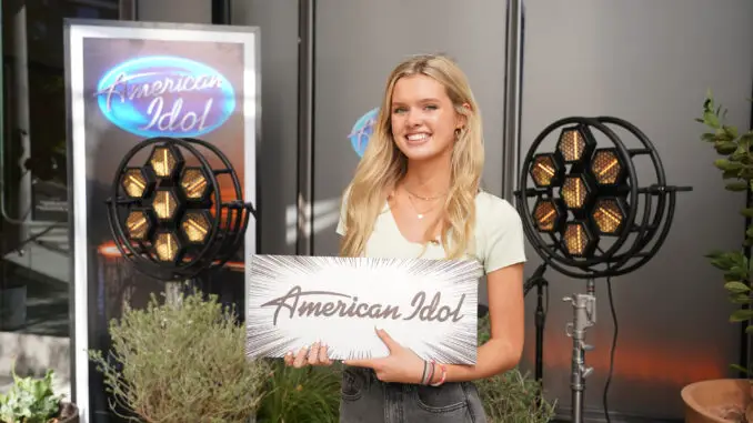American Idol 2022 Kenedi Anderson Platinum Ticket