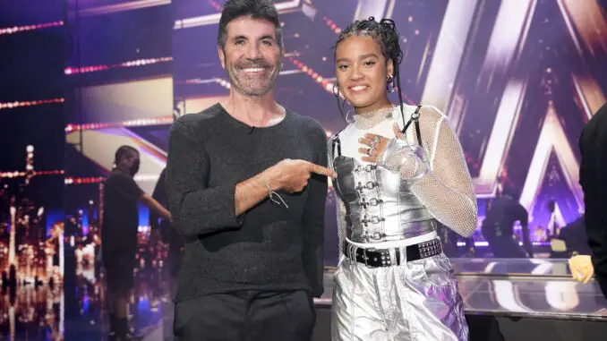 Sara James, Simon Cowell, America's Got Talent