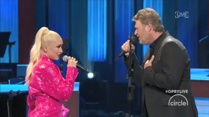 Gwen Stefani Blake Shelton Grand Ole Opry