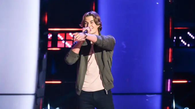 THE VOICE -- "Blind Auditions" Episode TBD -- Pictured: Brayden Lape -- (Photo by: Tina Thorpe/NBC)