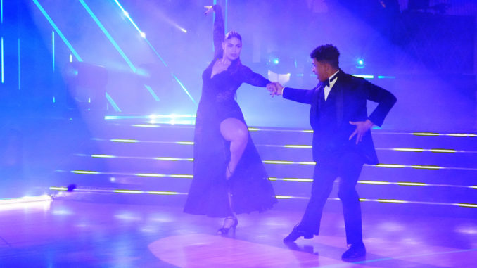DANCING WITH THE STARS - “Bond Night” – (ABC/Eric McCandless)JORDIN SPARKS, BRANDON ARMSTRONG