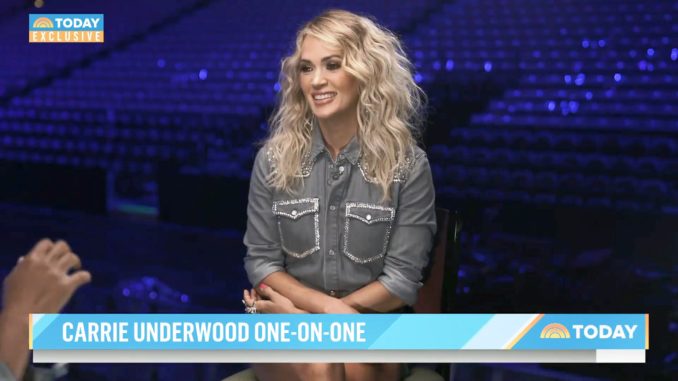 Carrie Underwood talks tour remembers American Idol on Today