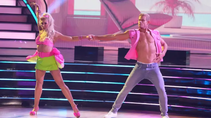 DANCING WITH THE STARS - “90s Night” –(ABC/Eric McCandless)EMMA SLATER, TREVOR DONOVAN