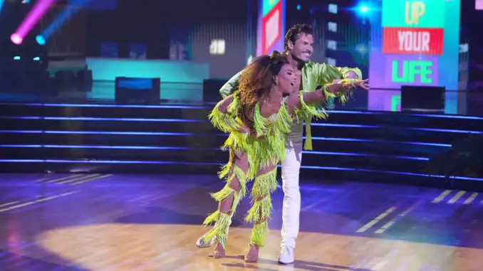 DANCING WITH THE STARS - “90s Night” –(ABC/Eric McCandless)SHANGELA, GLEB SAVCHENKO