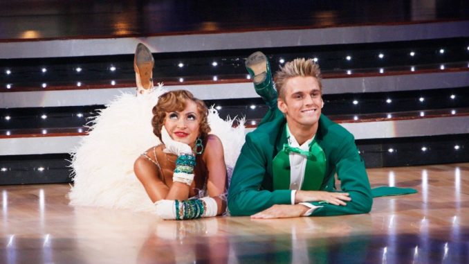 Karina Smirnoff and Aaron Carter Dancing with the Stars