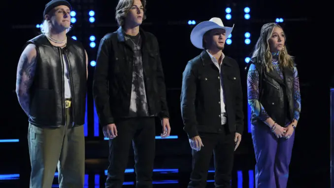 The Voice -- “Live Top 16 Performances” - Bodie, Brayden Lape, Bryce Leatherwood, Rowan Grace 