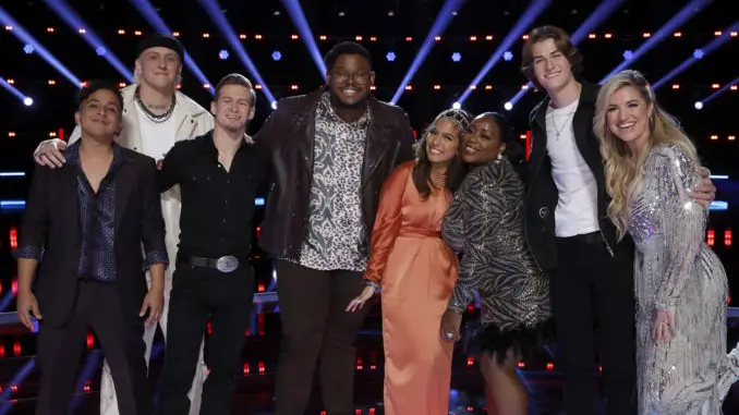 The Voice 2022 Top 8 Rankings