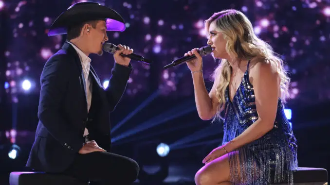 The Voice 2022 Semi-final Top 8 - Bryce Leatherwood and Morgan Styles