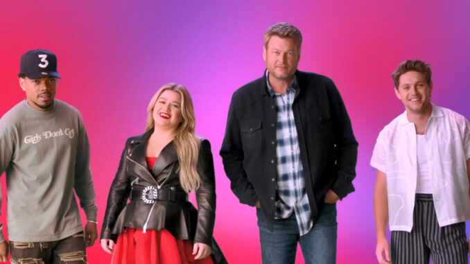 The Voice season 23: Chance the Rapper, Kelly Clarkson, Blake Shelton, Niall Horan