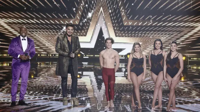 America's Got Talent: All Stars Adam Lambert, Aidan Bryant , Bello Sisters
