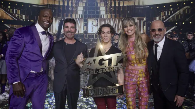 America's Got Talent: All Stars Finale Aidan Bryant Wins