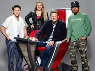 The Voice season 23 - Niall Horan Kelly Clarkson Blake Shelton Chance the Rapper