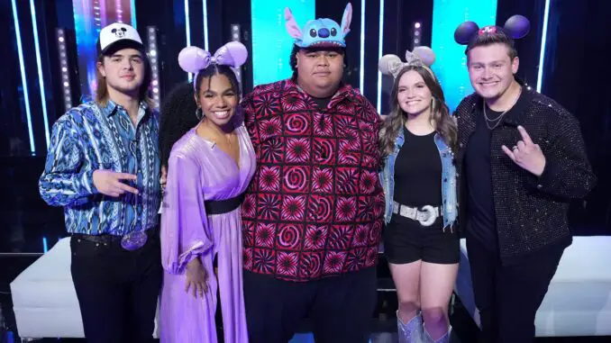 AMERICAN IDOL - 2023 COLIN STOUGH, WÉ ANI, IAM TONGI, MEGAN DANIELLE, ZACHARIAH SMITH