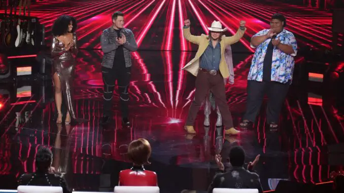 American Idol 2023 WÉ ANI, ZACHARIAH SMITH, COLIN STOUGH, IAM TONGI