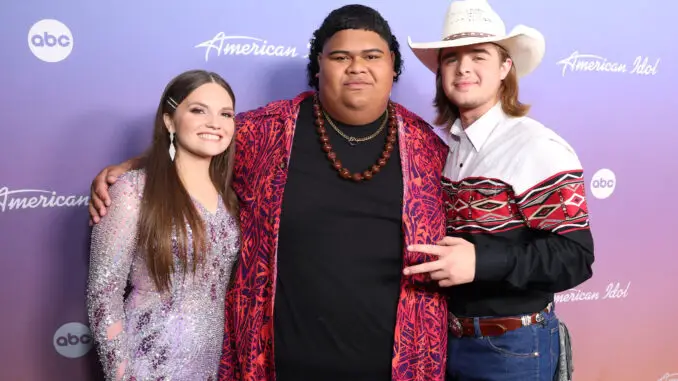 American Idol 2023 Finale Megan Danielle, Iam Tongi, Colin Stough