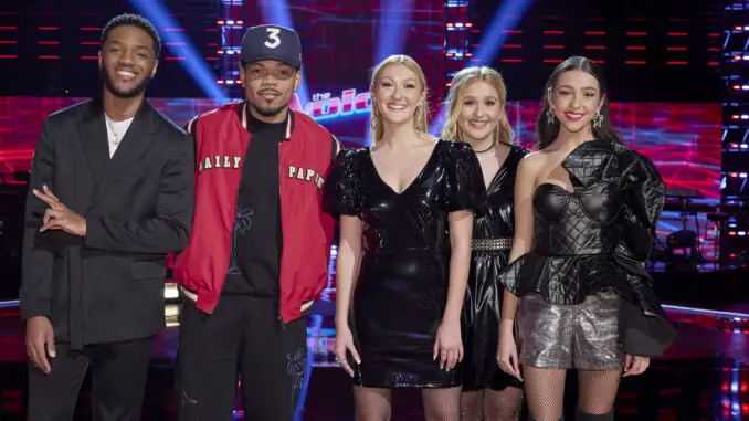 The Voice 23 - Team Chance the Rapper - Sorelle, Ray Uriel