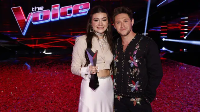 The Voice season 23 finale, Gina Miles, Niall Horan