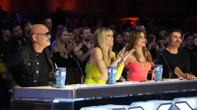 America's Got Talent 2023 - Howie Mandel, Heidi Klum, Sofia Vergara, Simon Cowell