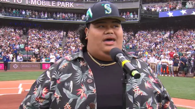 Iam Tongi National Anthem 2023 MLB Home Run Derby