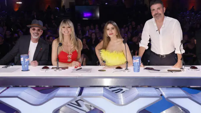 America's Got Talent 2023 Howie Mandel, Heidi Klum, Sofia Vergara, Simon Cowell