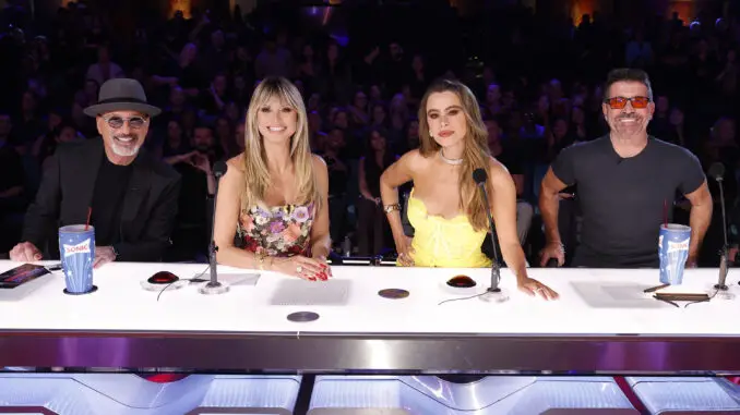 America's Got Talent 2023 - Howie Mandel, Heidi Klum, Sofia Vergara, Simon Cowell