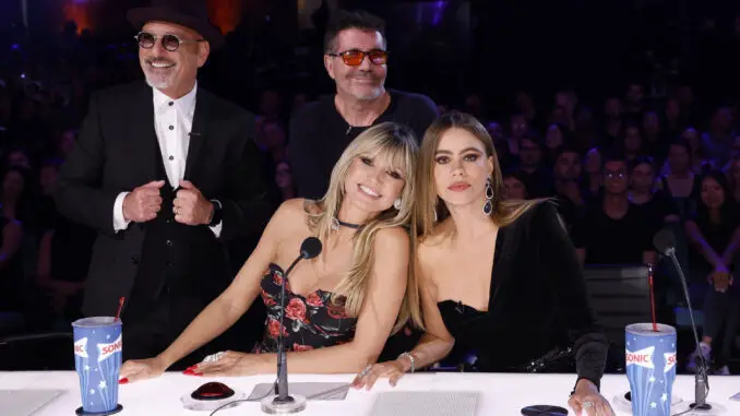 America's Got Talent 2023 - Howie Mandel, Simon Cowell, Heidi Klum, Sofia Vergara